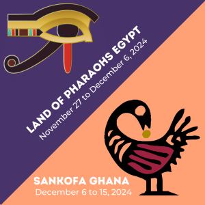 Land of The Pharaohs Egypt & Sankofa Ghana Kemetic Yoga Teacher Training 2024