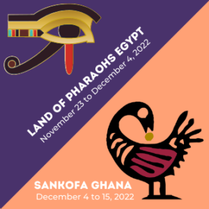 Land of The Pharaohs Egypt & Sankofa Ghana Kemetic Yoga Teacher Training 2022